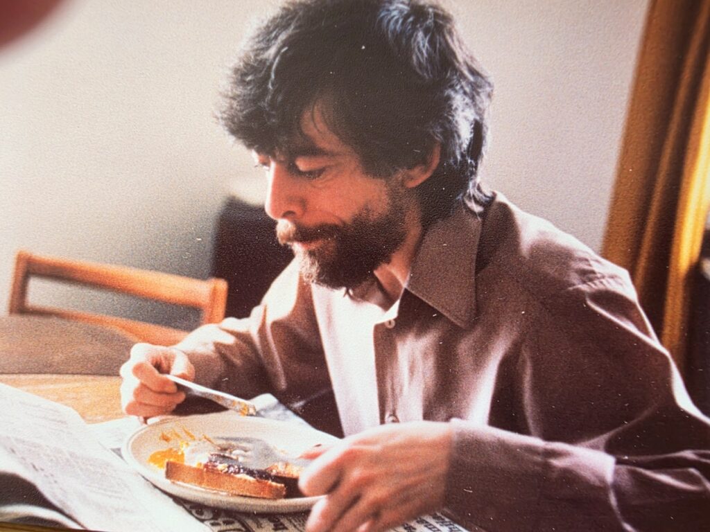 Happy place – a cooked breakfast and the paper